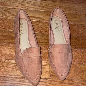 Taupe/nude loafers